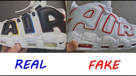 nike air more uptempo fake vs real|how to spot nike uptempo.